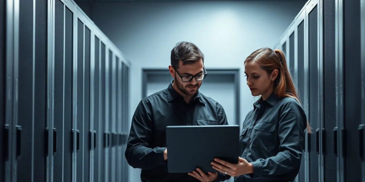 IT specialists managing data center operations and enterprise infrastructure
